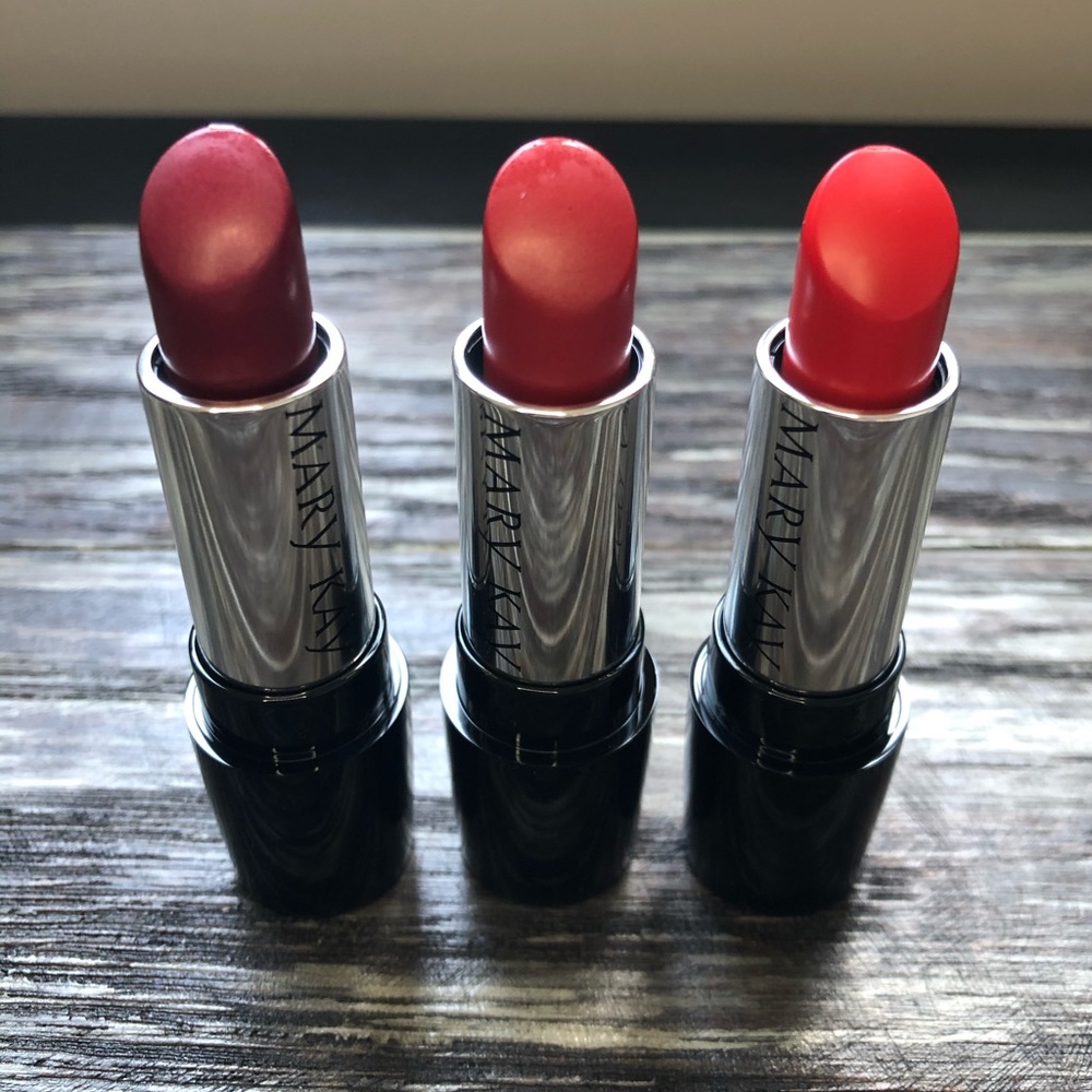 Mary Kay Lipsticks x 3 (Red)